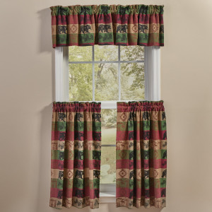 Pinecone Bear & Moose Window Treatments