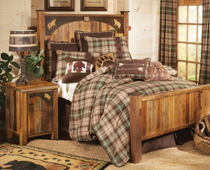 Barnwood Bear Carvings Furniture Collection