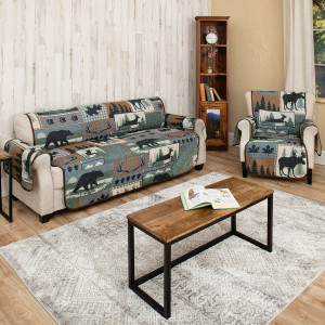 Twilight Woods Bear & Moose Furniture Covers