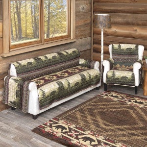 Mountain Meadow Moose & Bear Furniture Covers