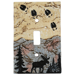 Moose Tracks Stone Switch Covers