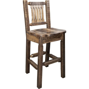 Denver Counter Height Barstool with Back