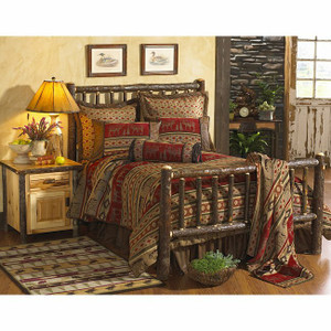 Hickory Traditional Log Bedroom Furniture