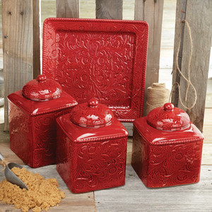 Savannah Red Kitchen Accessories