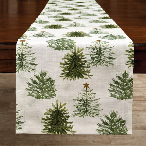 Christmas Trees Table Linens