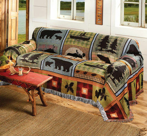 Moose & Bear Lake Tapestry Furniture Covers