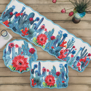 Blooming Desert Table Linens