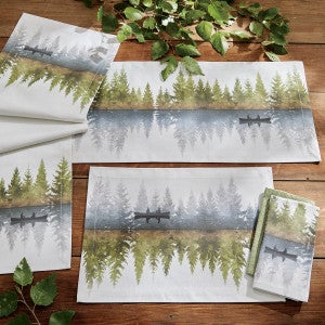 Tranquil Lake Table Linens