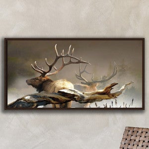 Majestic Elk Canvas Wall Art