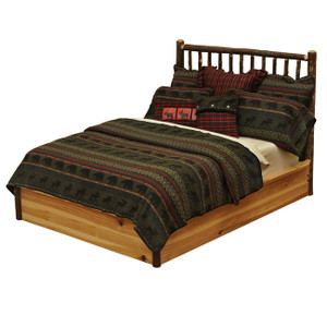 Hickory Platform Bed