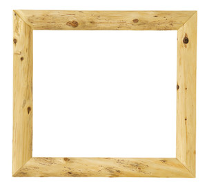 Log Mitered Corner Mirror Frame