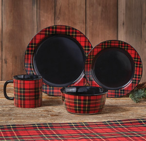 Lumberjack Plaid Dinnerware Collection