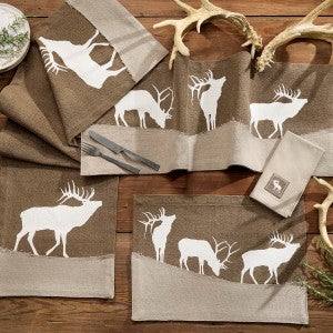 Roaming Elk Table Linens