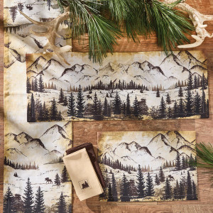 Mountainside Moose Table Linens