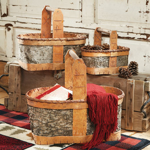 Authentic Birch Baskets