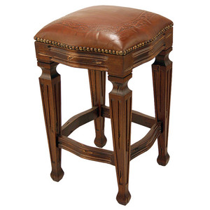 Zorro Stool - Classico Antique Brown