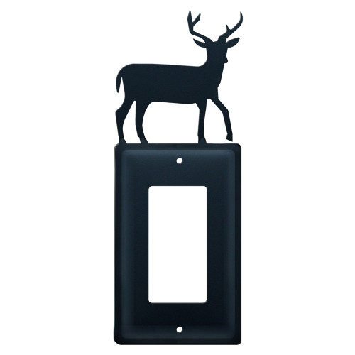 Wrought Iron Deer Single GFI Cover Wrought Iron Deer Single GFI Cover
