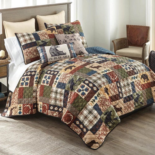 Lodge Haven Quilt Bed Set - King Lodge Haven Quilt Bed Set - King