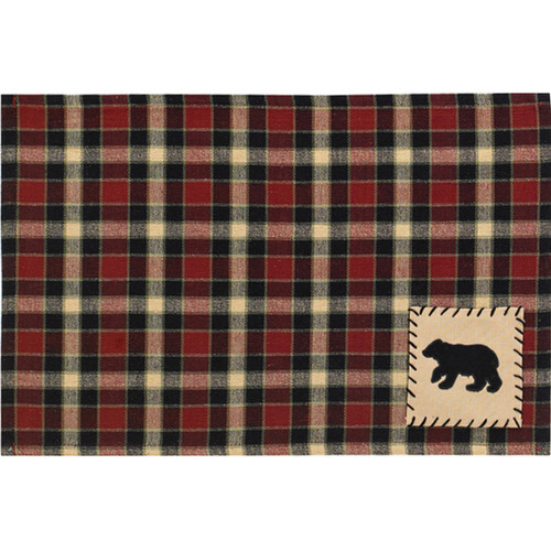 Concord Black Bear Placemats - Set of 4 Concord Black Bear Placemats - Set of 4