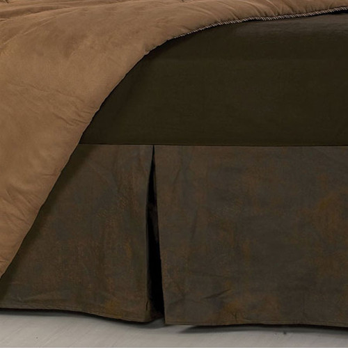 Faux Leather Bedskirt - Queen Faux Leather Bedskirt - Queen
